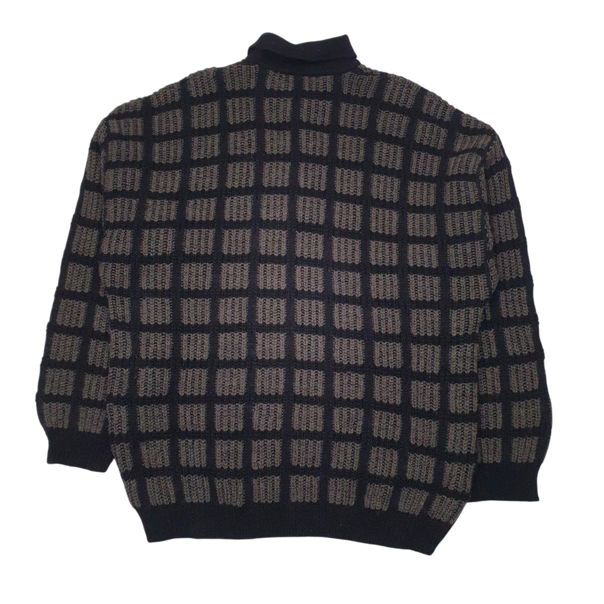 Mens Grey Stefanel  Quarter Zip Jumper