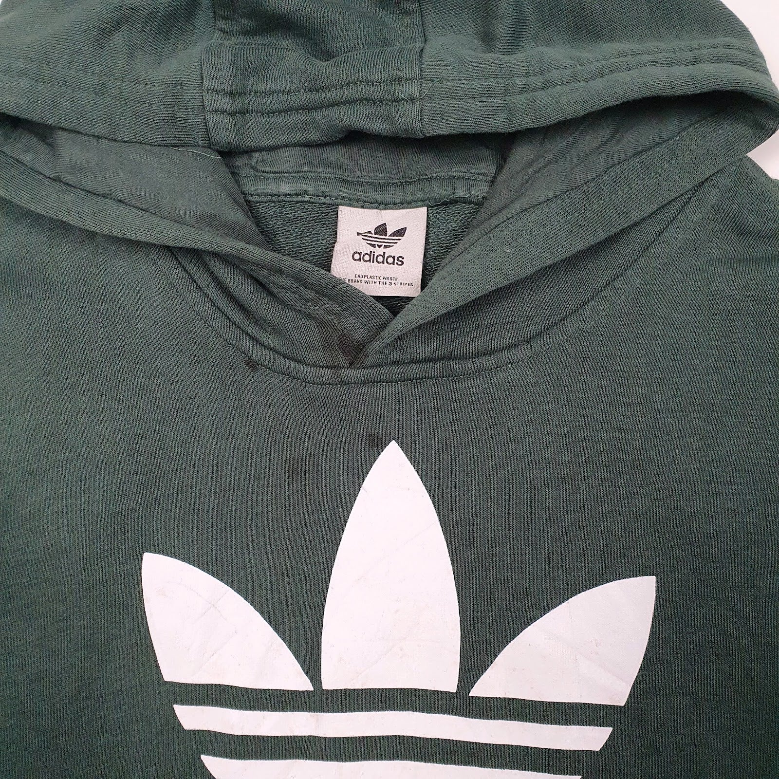 Mens Green Adidas  Hoodie Jumper