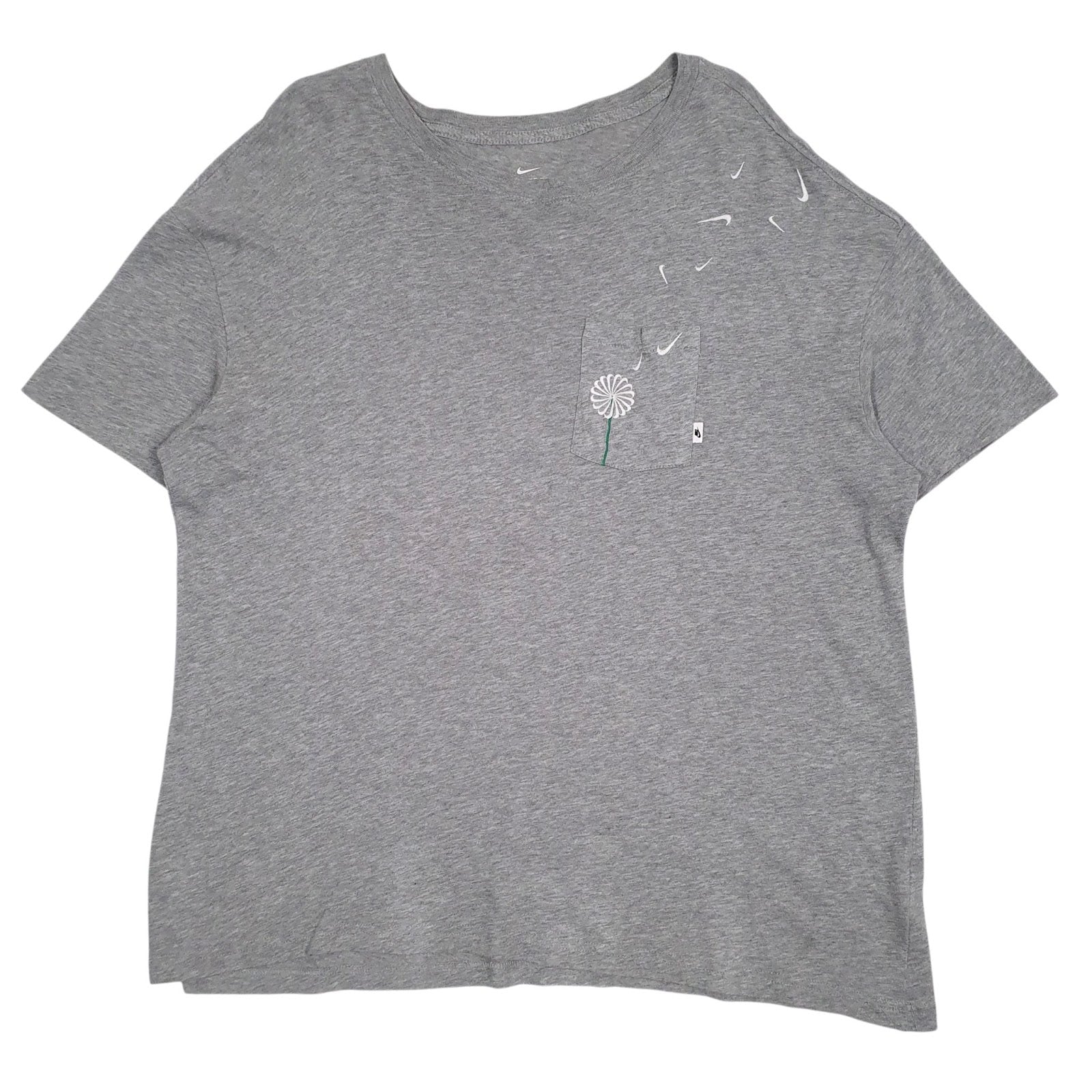 Mens Grey Nike NSW 2 Short Sleeve T Shirt