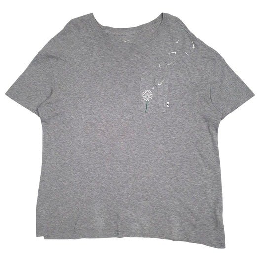 Mens Grey Nike NSW 2 Short Sleeve T Shirt