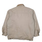 Mens Cream Wrangler Windbreaker Blanket Lined Vintage 90s  Coat