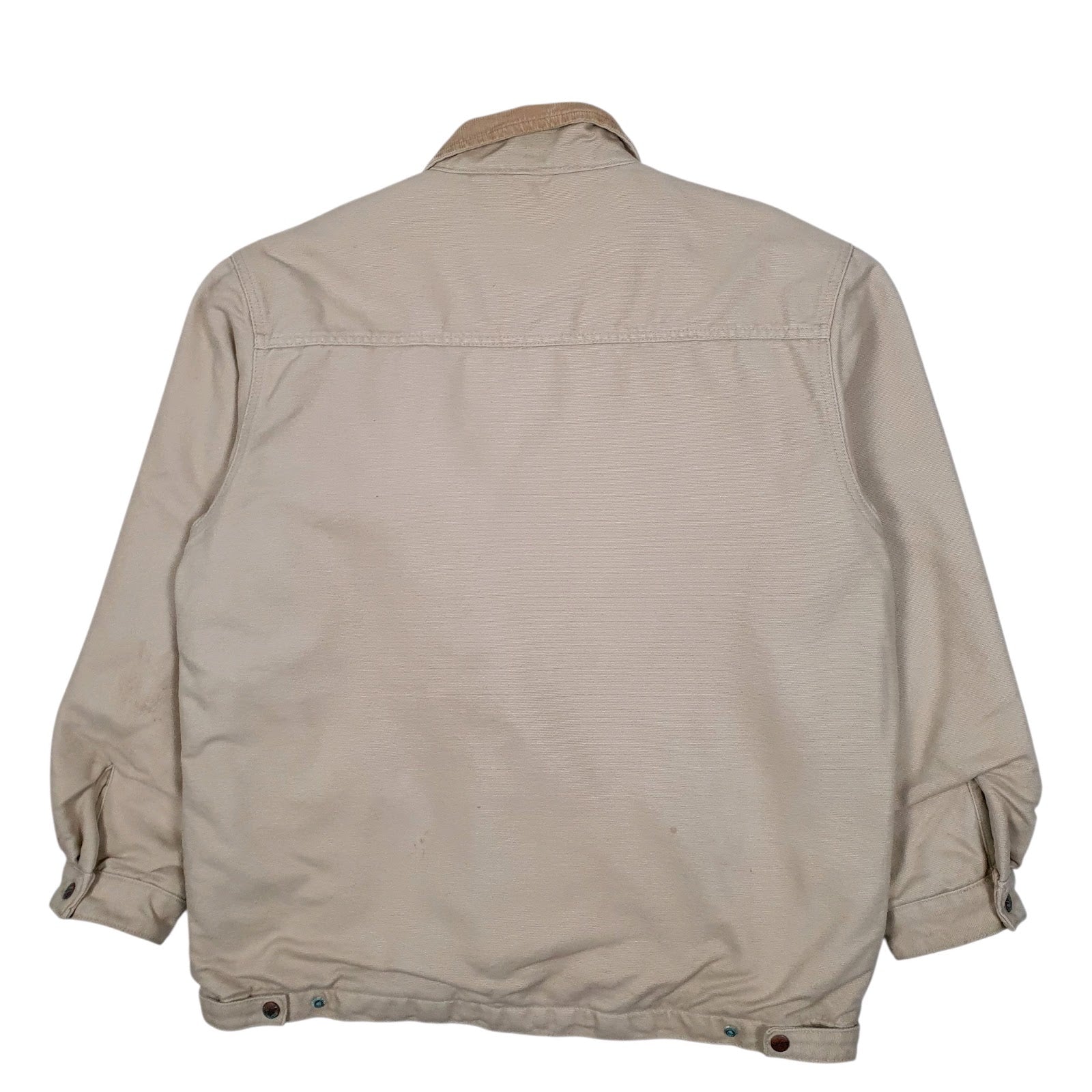 Mens Cream Wrangler Windbreaker Blanket Lined Vintage 90s  Coat