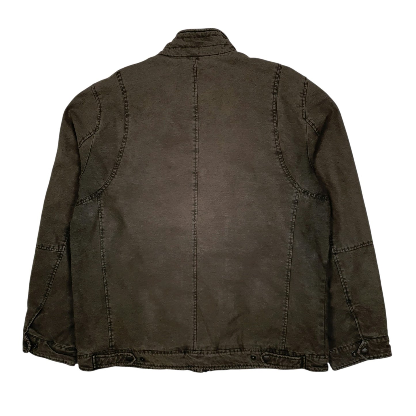 Mens Brown Levis Bomber Quilt Lined  Coat