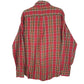 Mens Red Unbranded Vintage Flannel  Shirt
