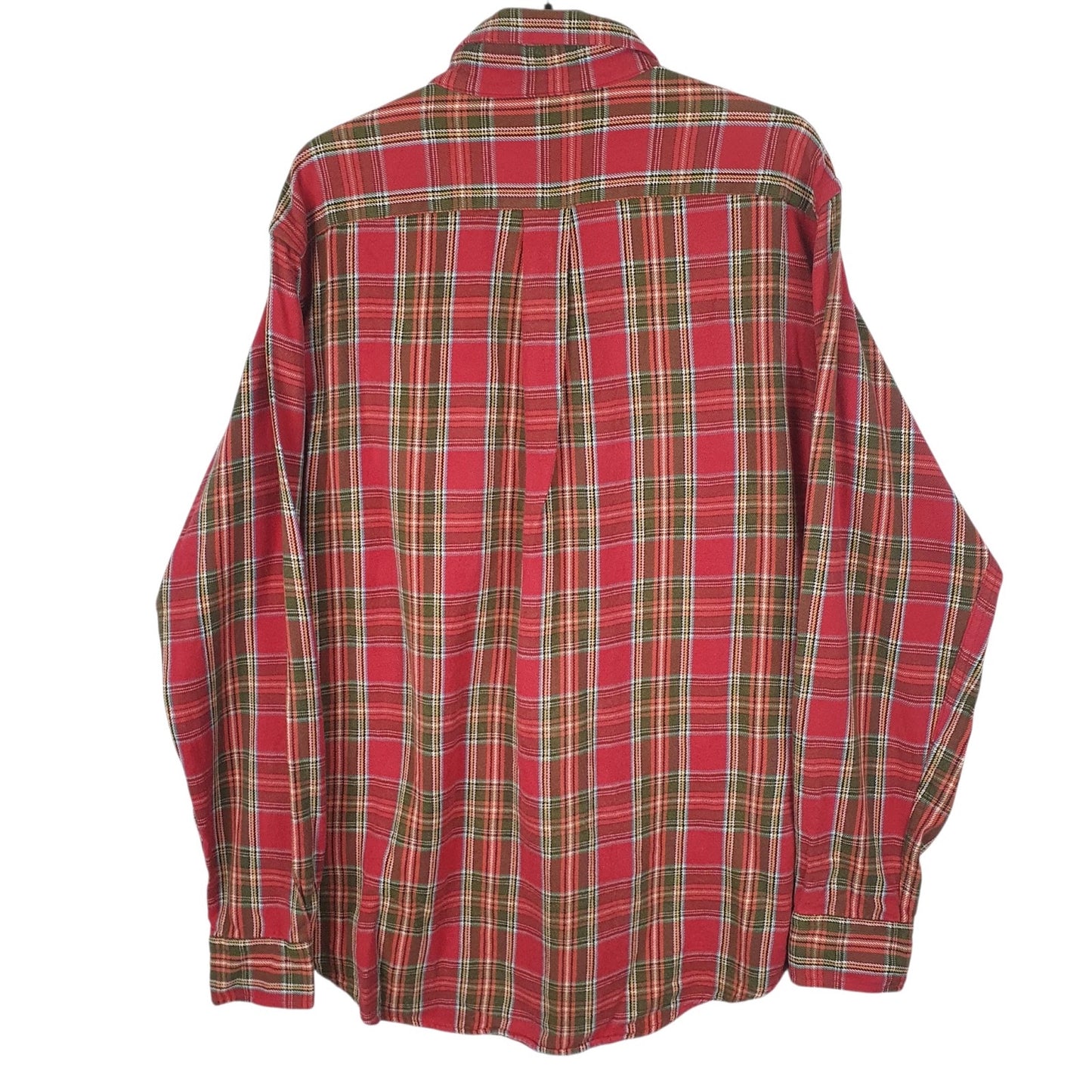 Mens Red Unbranded Vintage Flannel  Shirt