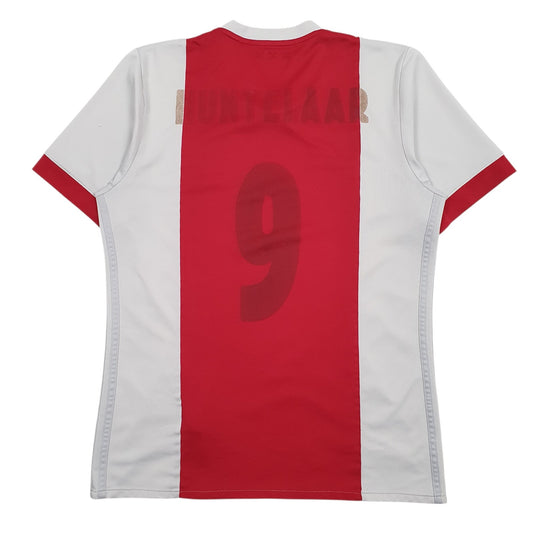 Mens White Adidas Ajax Amsterdam Home Kit 2020 Crewneck T Shirt