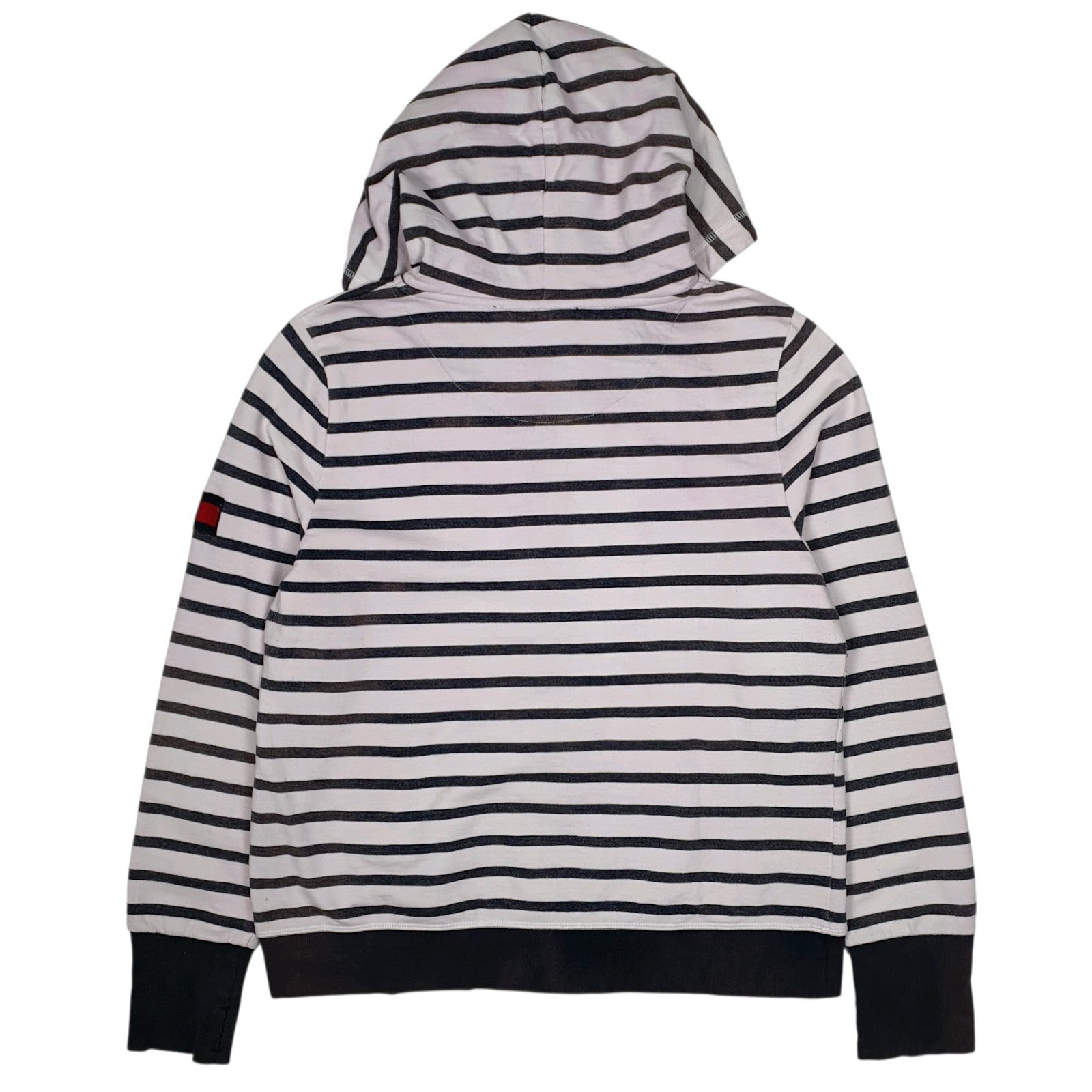 Womens White Tommy Hilfiger Hoodie Full Zip Jumper