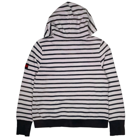 Womens White Tommy Hilfiger Hoodie Full Zip Jumper