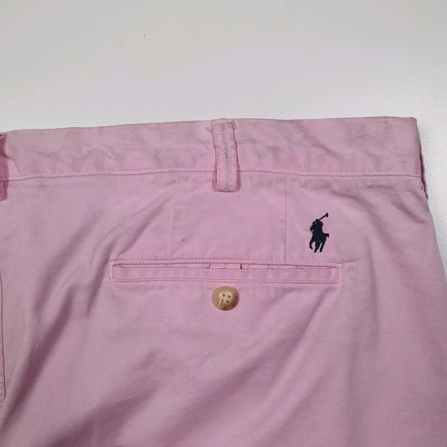 Mens Pink Polo Ralph Lauren Stretch Straight Fit  Trousers