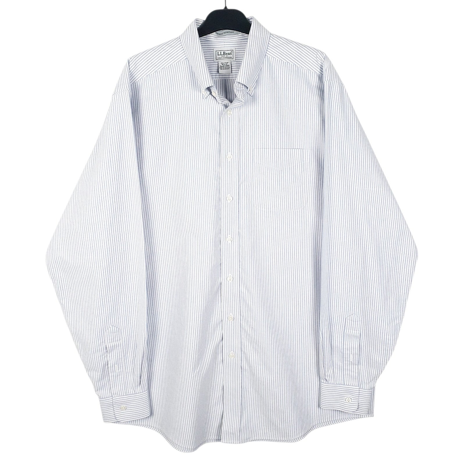 Mens Blue L.L.Bean  Long Sleeve Shirt
