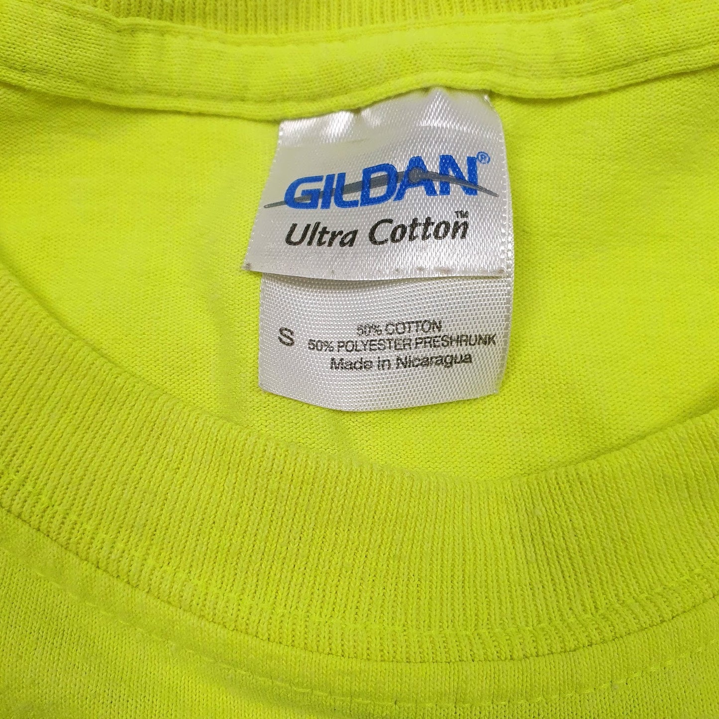 Mens Green Gildan Glow Run 5k  T Shirt