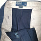 Mens Navy Polo Ralph Lauren Hammond Pant Double Pleated  Trousers