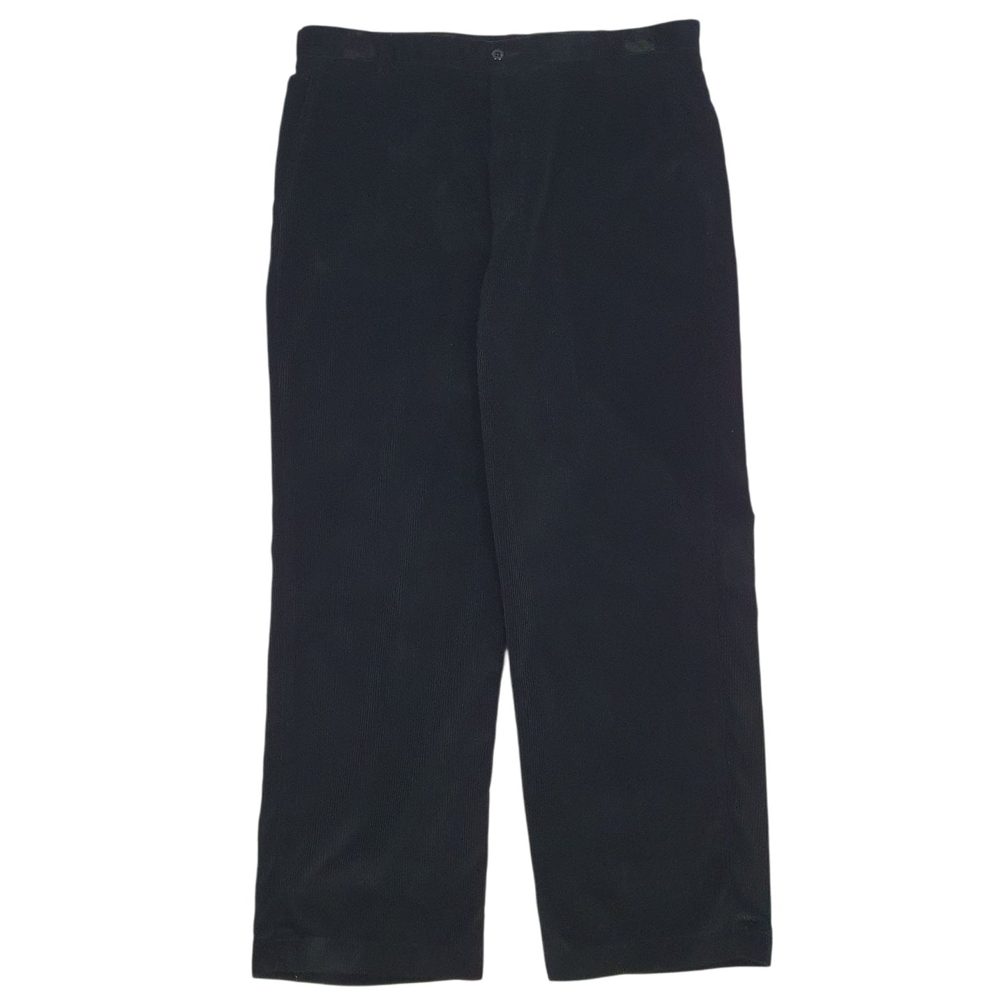 Mens Black Dockers  Corduroy Trousers