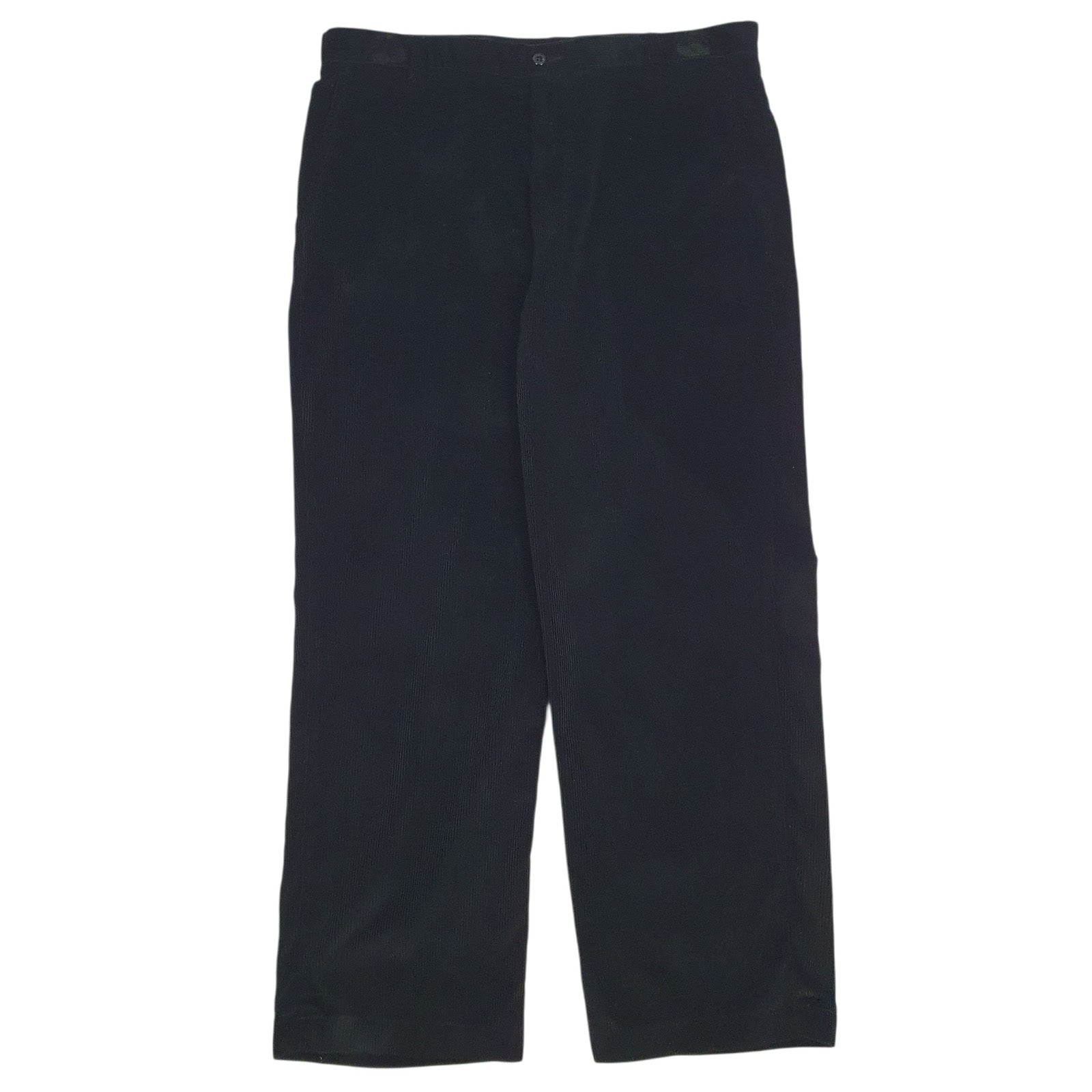 Mens Black Dockers  Corduroy Trousers