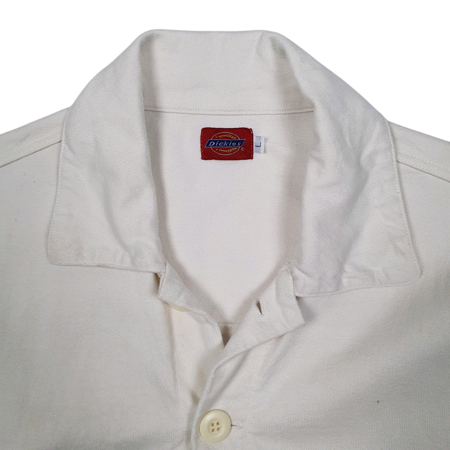 Mens White Dickies Trucker Windbreaker  Coat