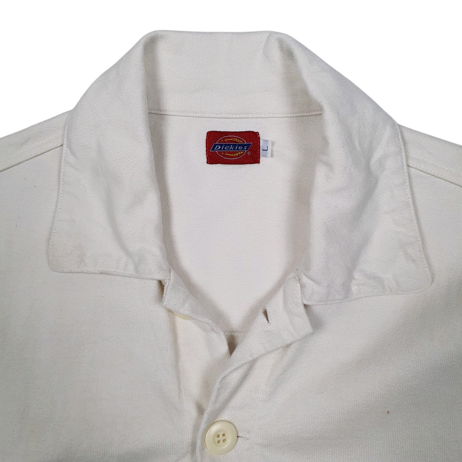Mens White Dickies Trucker Windbreaker  Coat