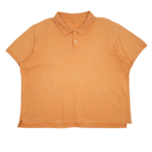 Mens Orange Sonoma  Short Sleeve Polo Shirt