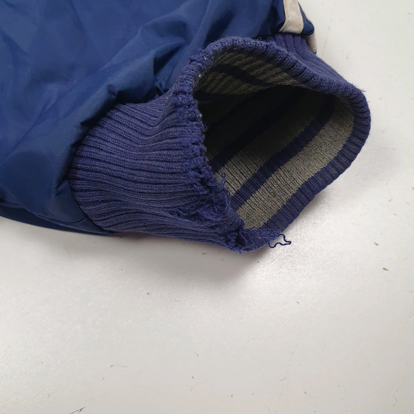 Mens Navy Adidas Reversible Vintage 90s  Coat