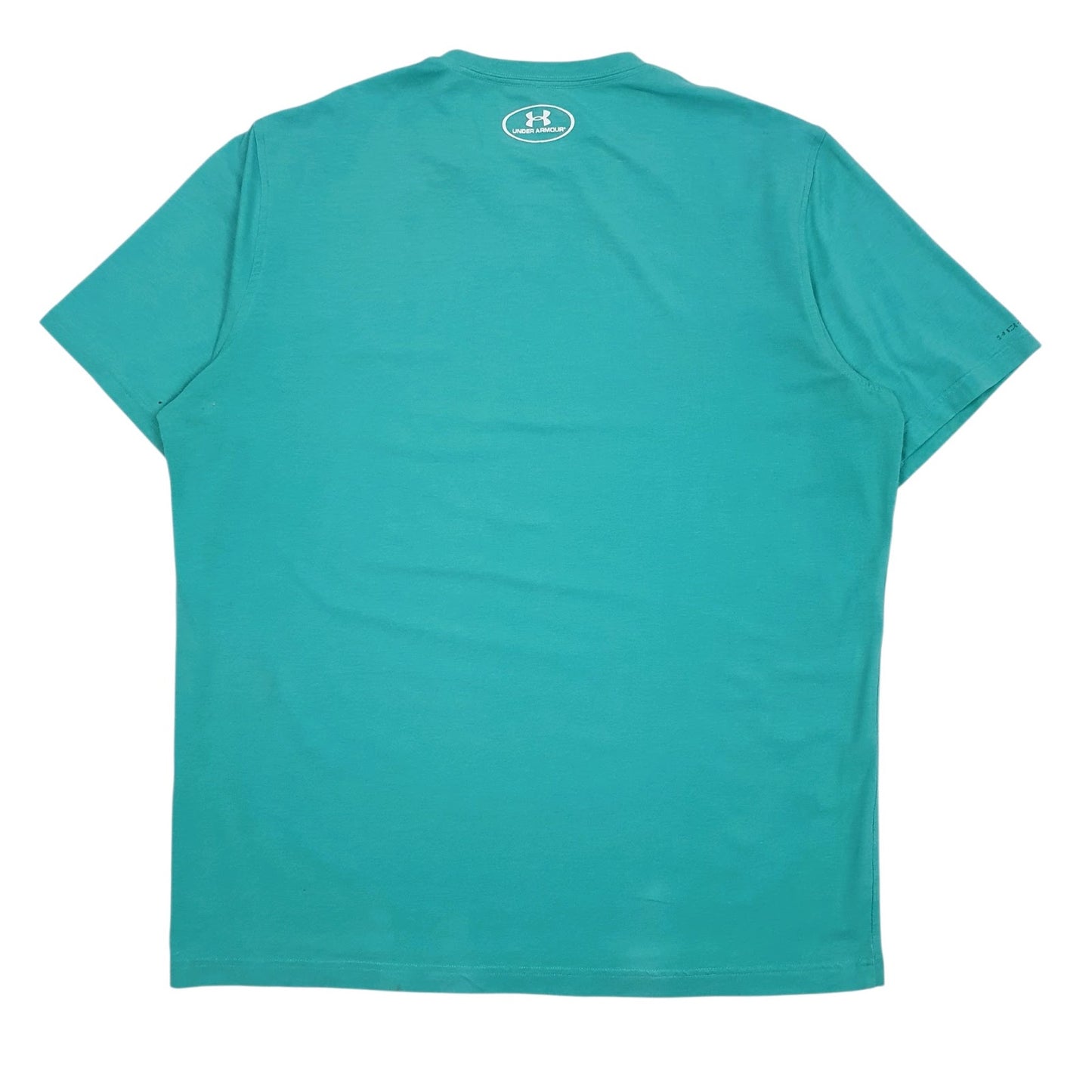 Mens Blue Under Armour Heat Gear  T Shirt