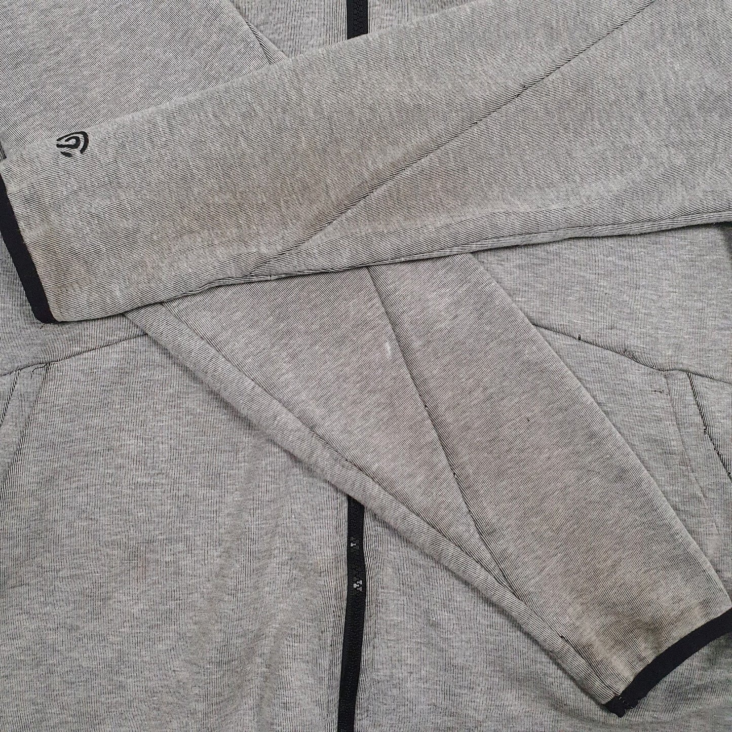 Mens Grey Champion  Full Zip Jumper