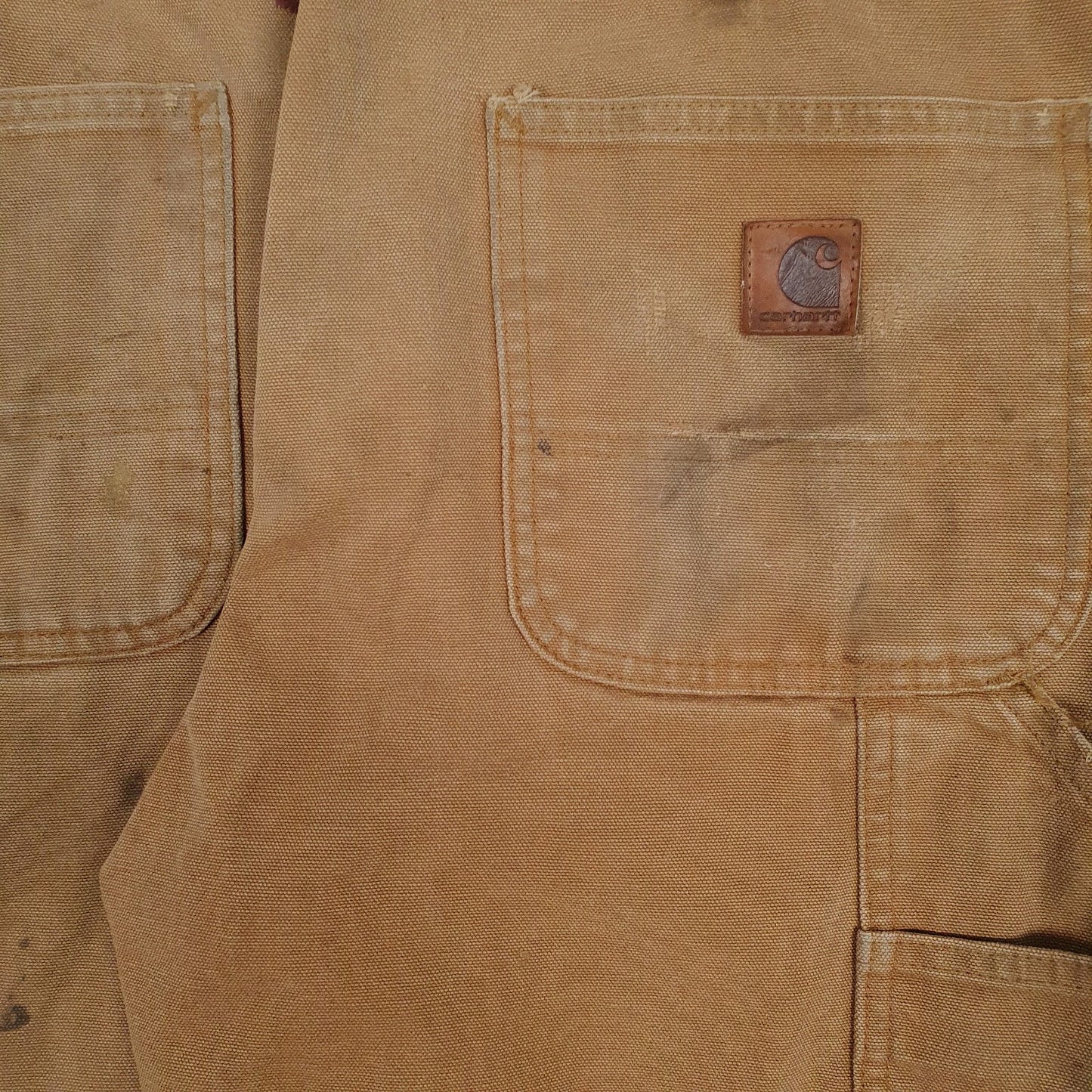 Mens Brown Carhartt B111 BRN Workwear Blanket Lined  Trousers