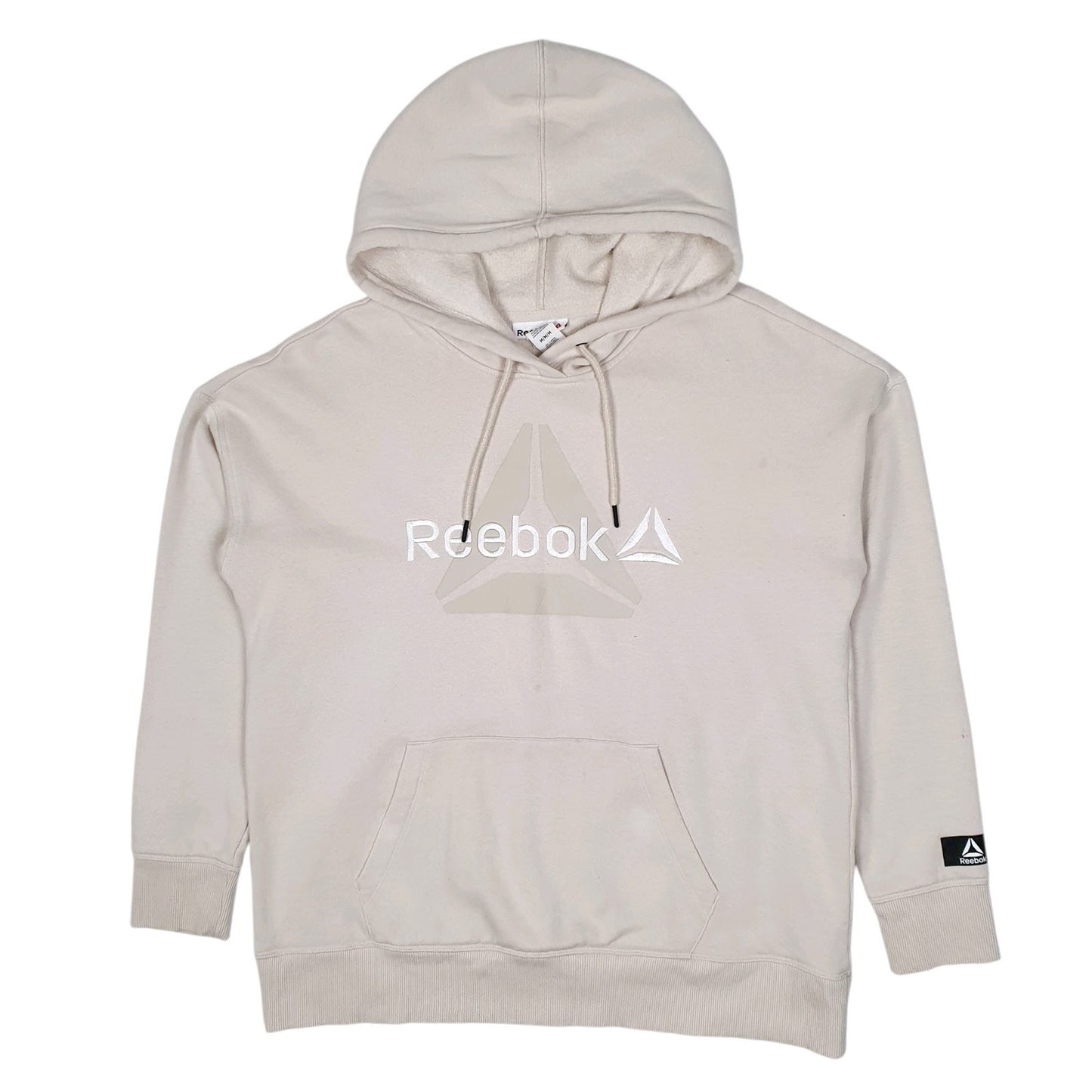 Mens Cream Reebok  Hoodie Jumper