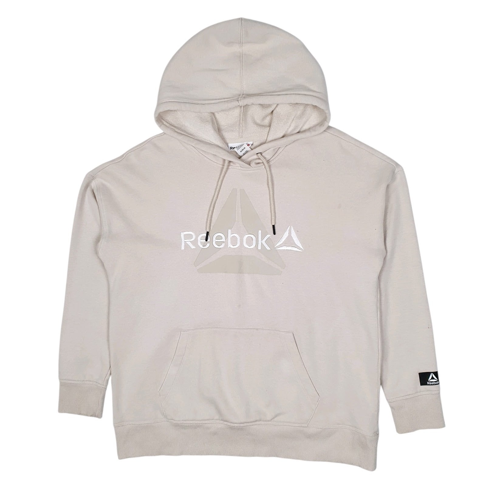Mens Cream Reebok  Hoodie Jumper