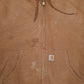 Mens Brown Carhartt Active Made in USA Full Zip Coat