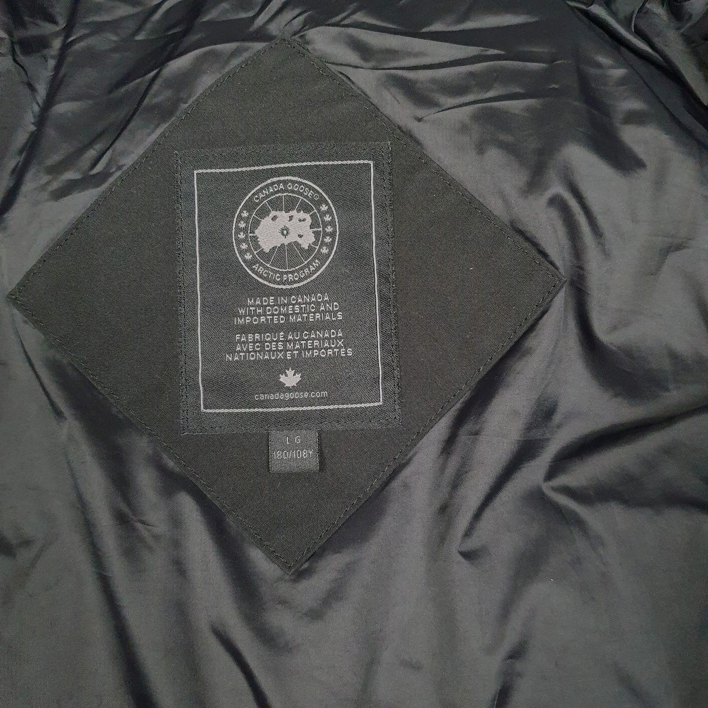 Mens Black Canada Goose Wyndham Parka  Coat