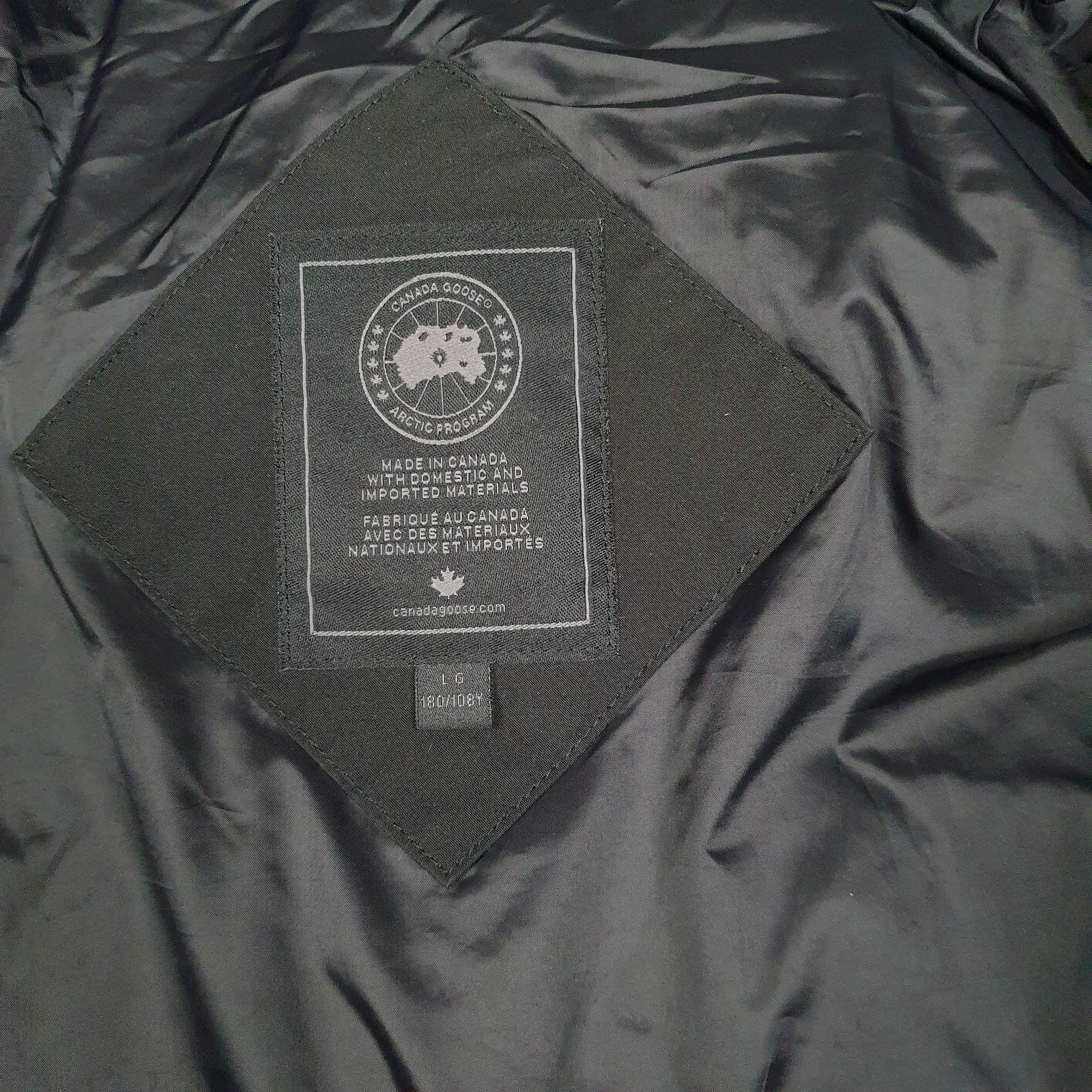 Mens Black Canada Goose Wyndham Parka  Coat