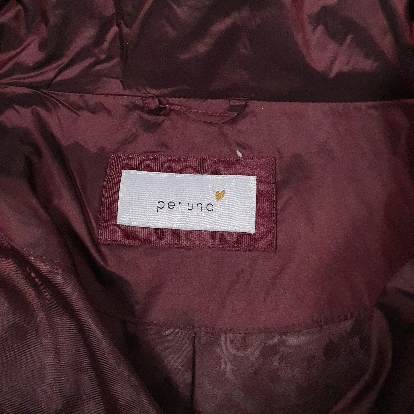 Womens Burgundy M&S Per Una  Coat