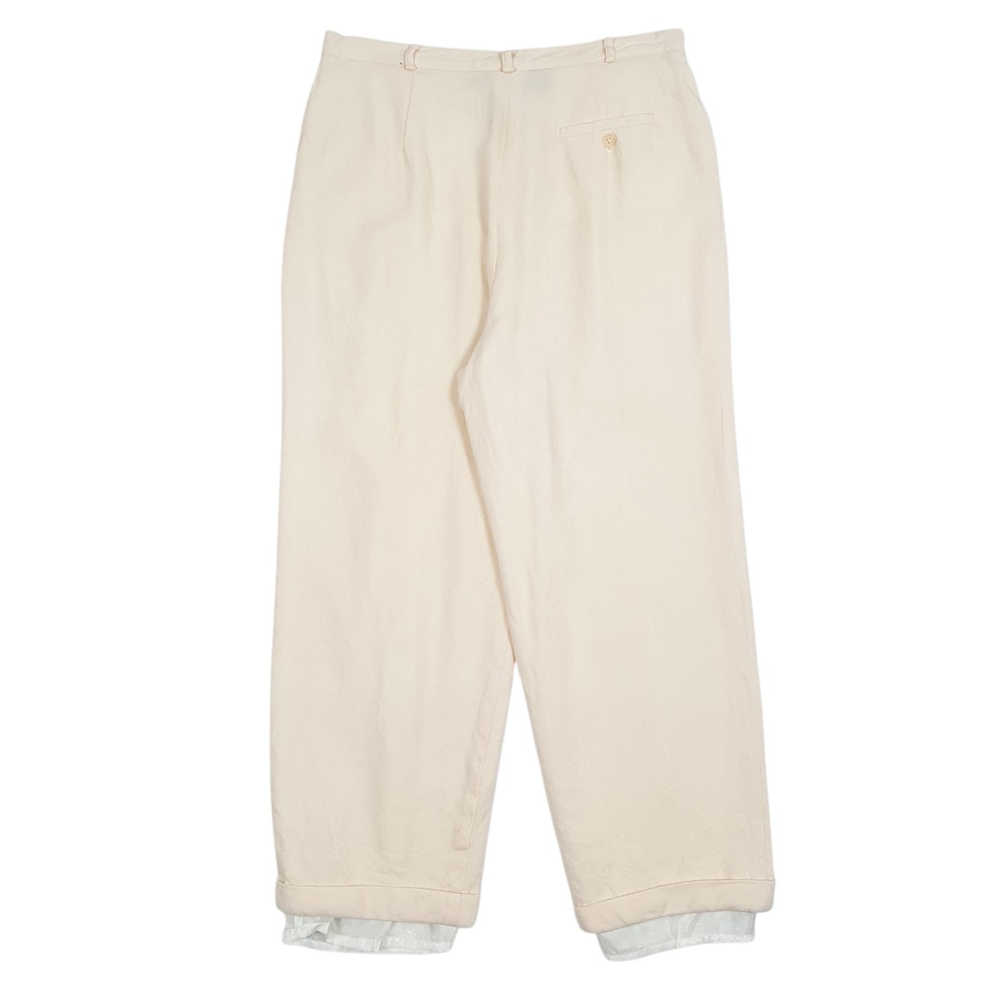 Womens Cream Lauren Ralph Lauren Pleated Hoodie Trousers