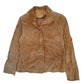 Womens Brown Vera Pelle Western Bomber Blazer  Coat