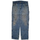 Mens Blue Dickies  Double Knee JeansW33 L32