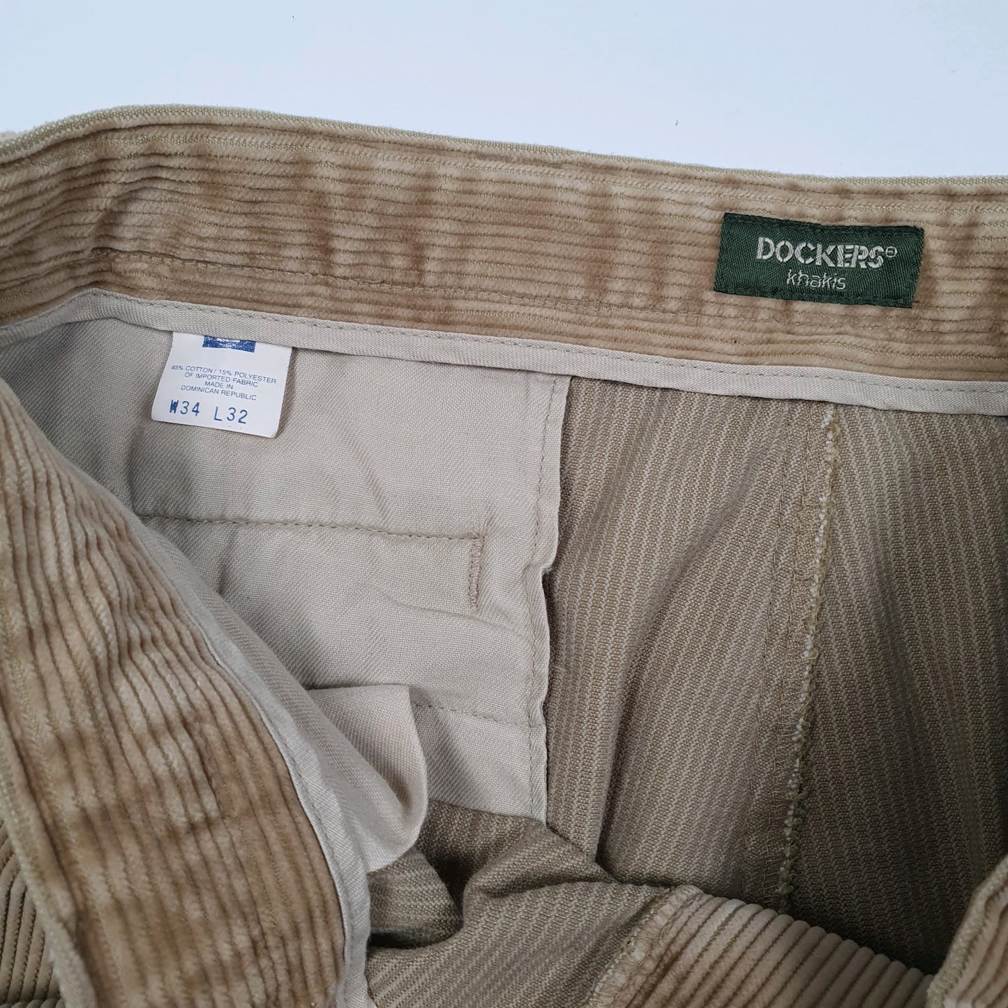 Mens Beige Dockers Vintage 90s  Trousers