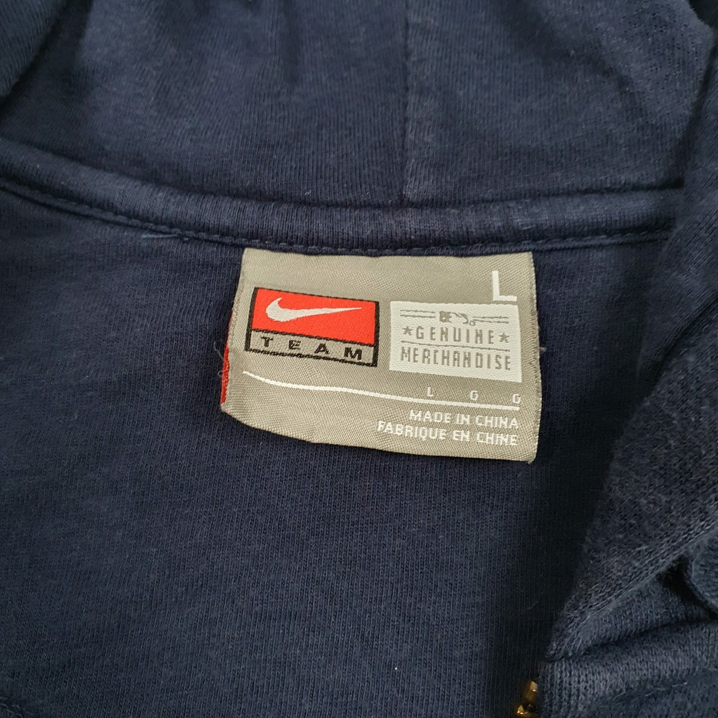 Mens Blue Nike Team MLB Redsox Full Zip Jumper