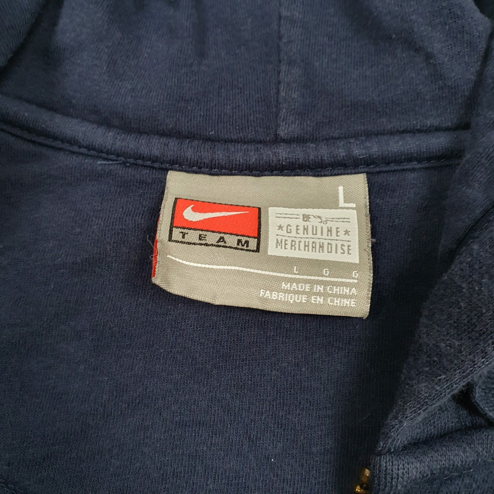 Mens Blue Nike Team MLB Redsox Full Zip Jumper