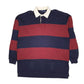 Mens Navy Cherokee Rugby Long Sleeve Polo Shirt