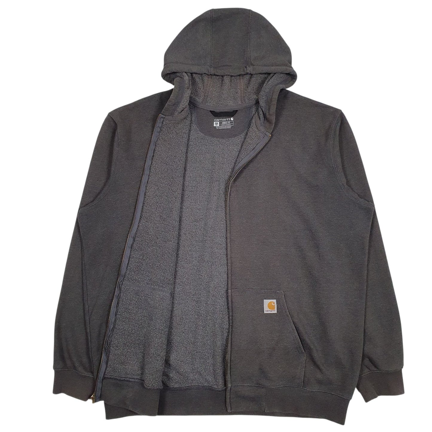 Mens Grey Carhartt  Full Zip Jumper