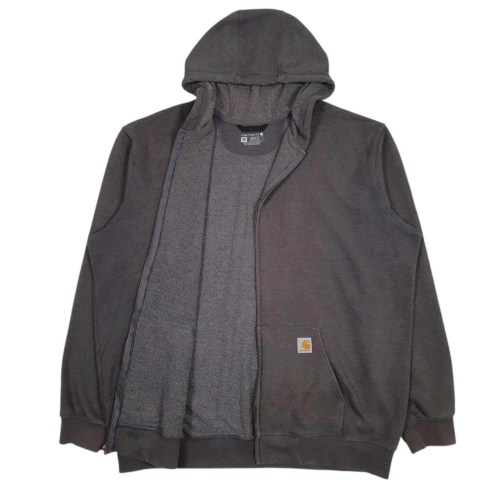 Mens Grey Carhartt  Full Zip Jumper