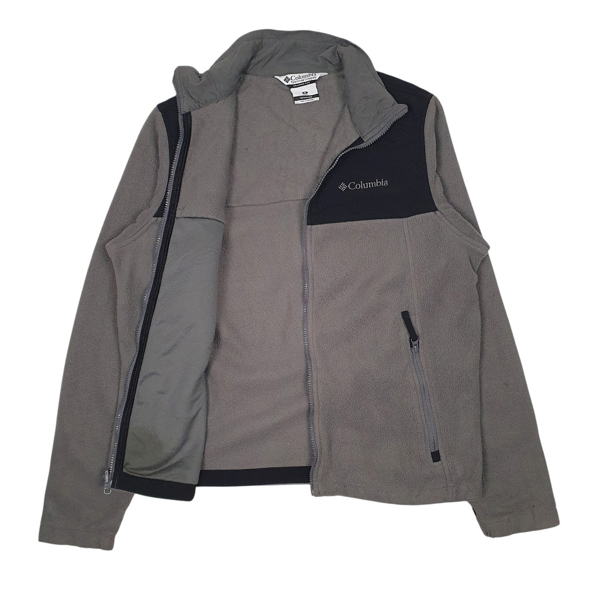 Mens Grey Columbia Sportswear Company  Full Zip Jumper