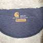 Womens Blue Carhartt Sherpa Lined Full Zip Jumper