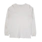 Mens White Polo Ralph Lauren Vintage 90s Thermal Crewneck Jumper