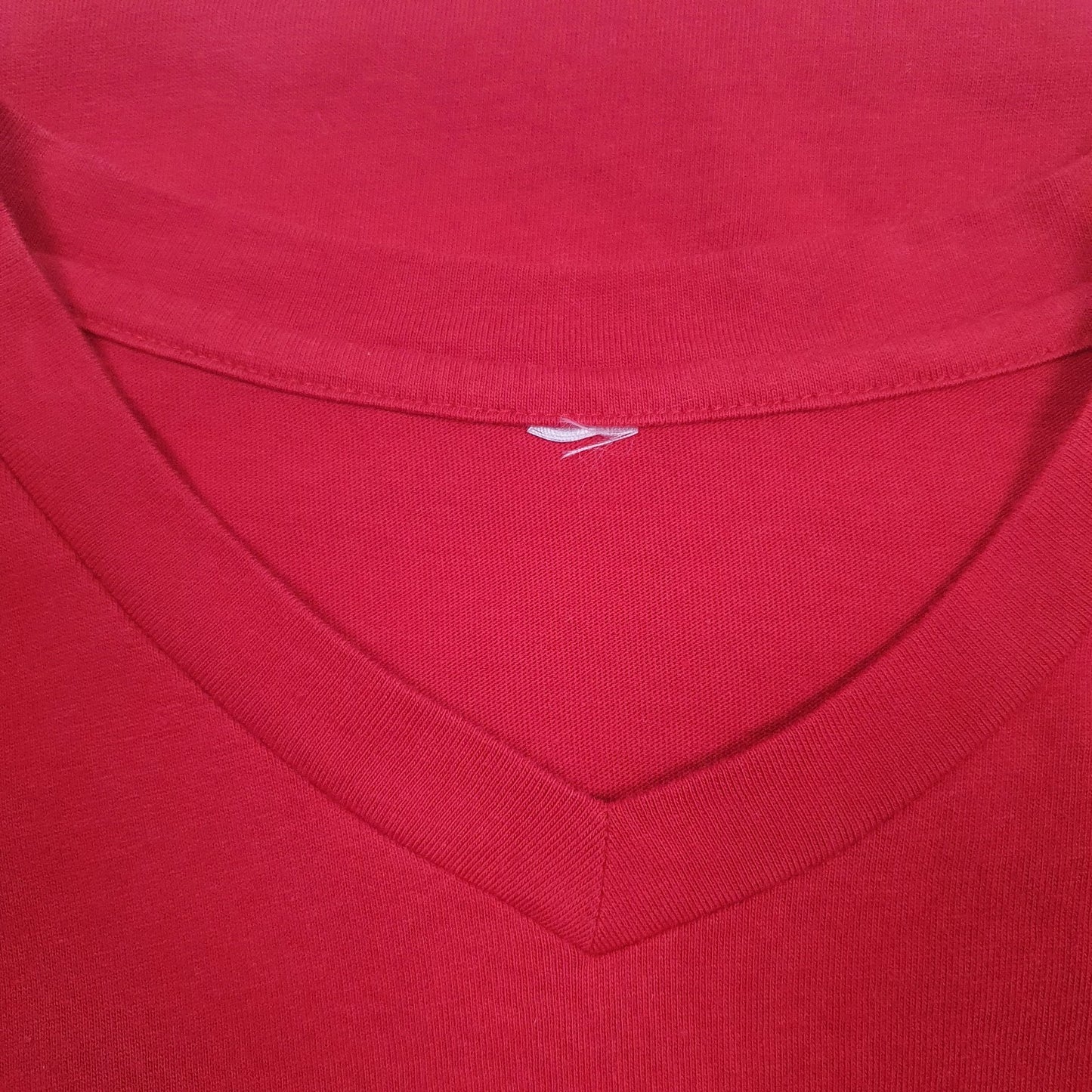 Mens Red Adidas   T Shirt