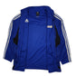 Mens Blue Adidas Football  Coat