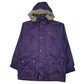Mens Purple Angelo Beatnic Padded  Coat