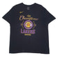 Mens Black Nike NBA Los Angeles Lakers Short Sleeve T Shirt