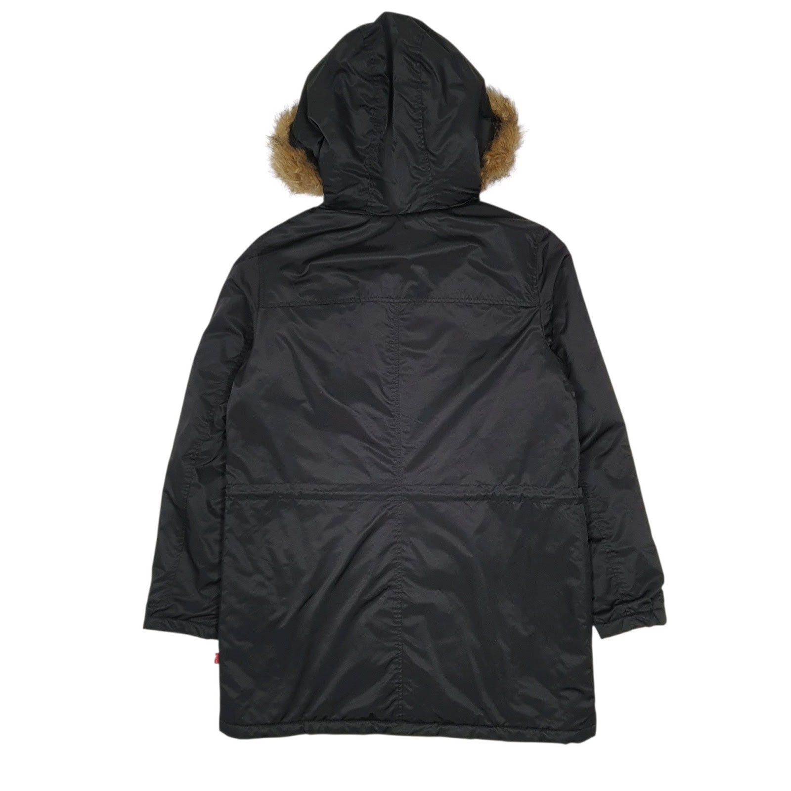 Mens Black Levis Windbreaker  Coat