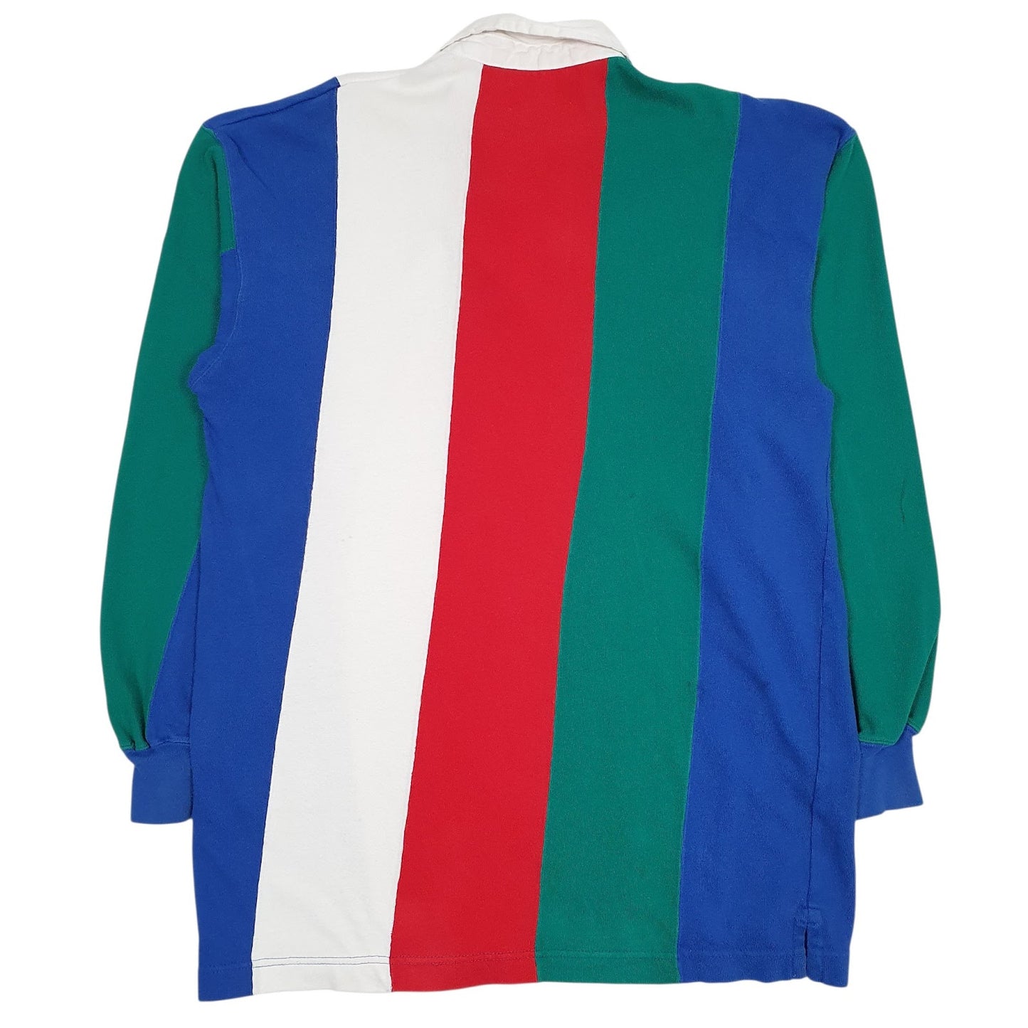 Mens Blue St Johns Bay Rugby Vintage 90s  Polo Shirt