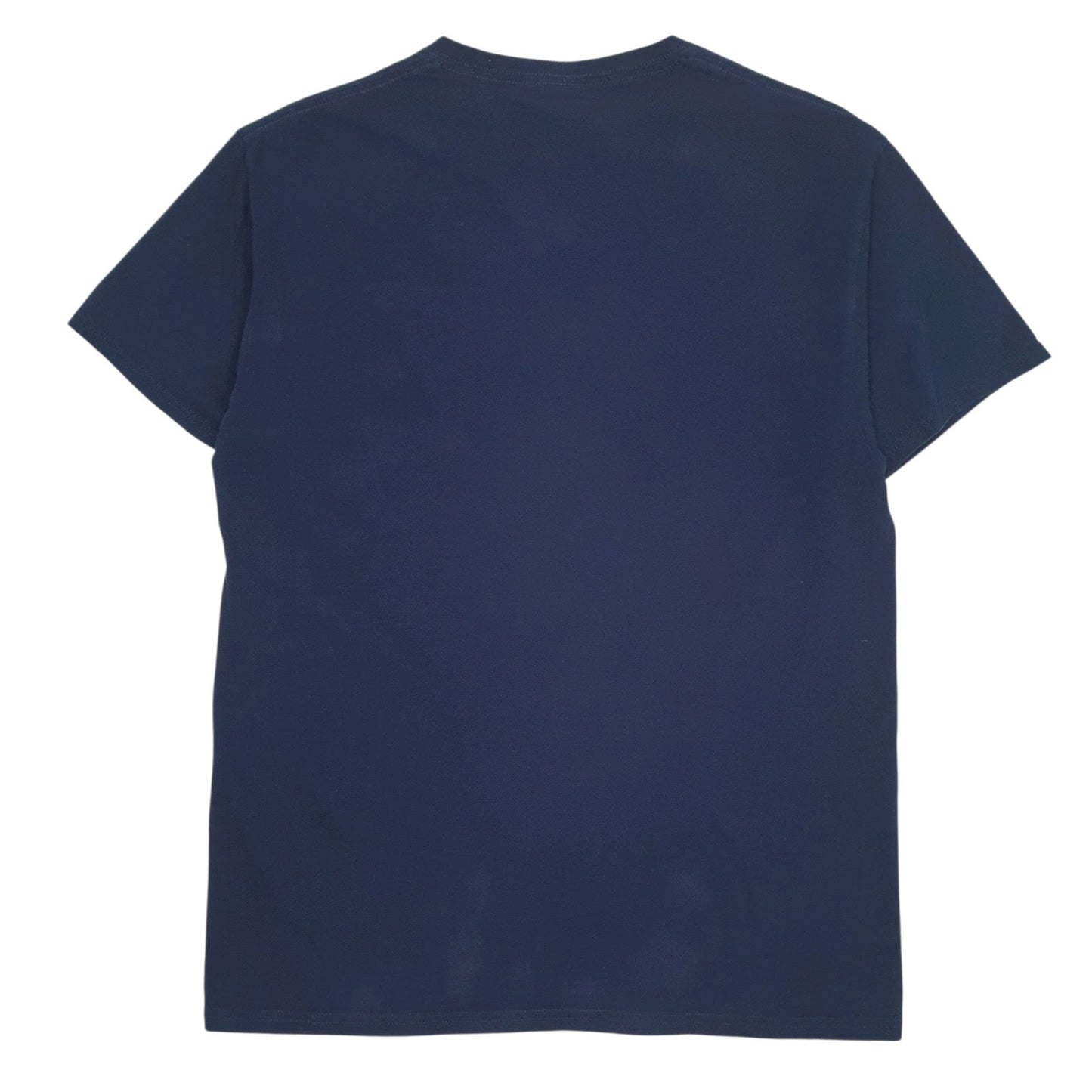 Mens Navy Fruit Of The Loom College  T Shirt